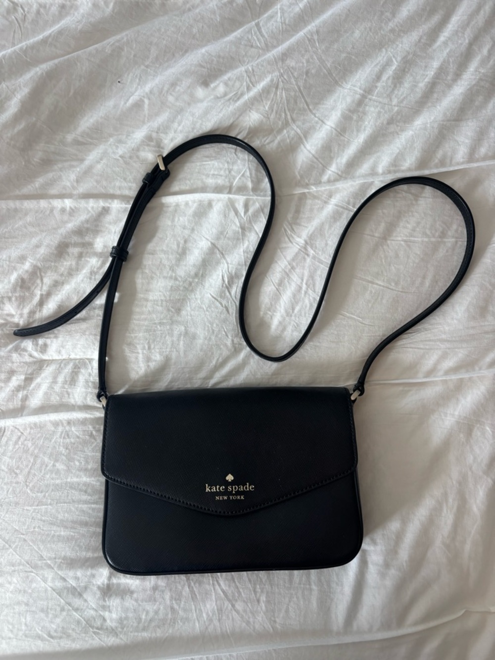 kate spade Black Leather Crossbody Bag